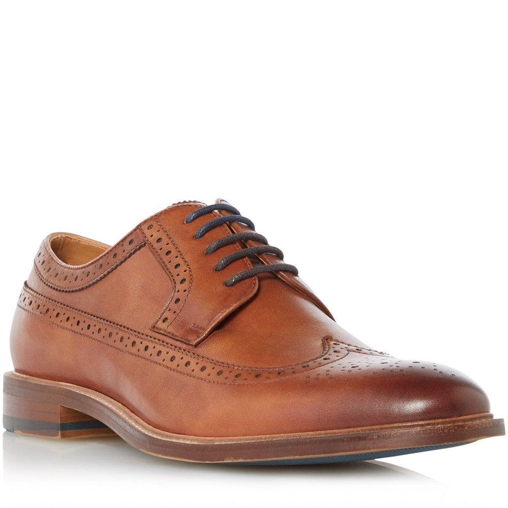Dune Superior Leather Wingtip Brogue Shoes