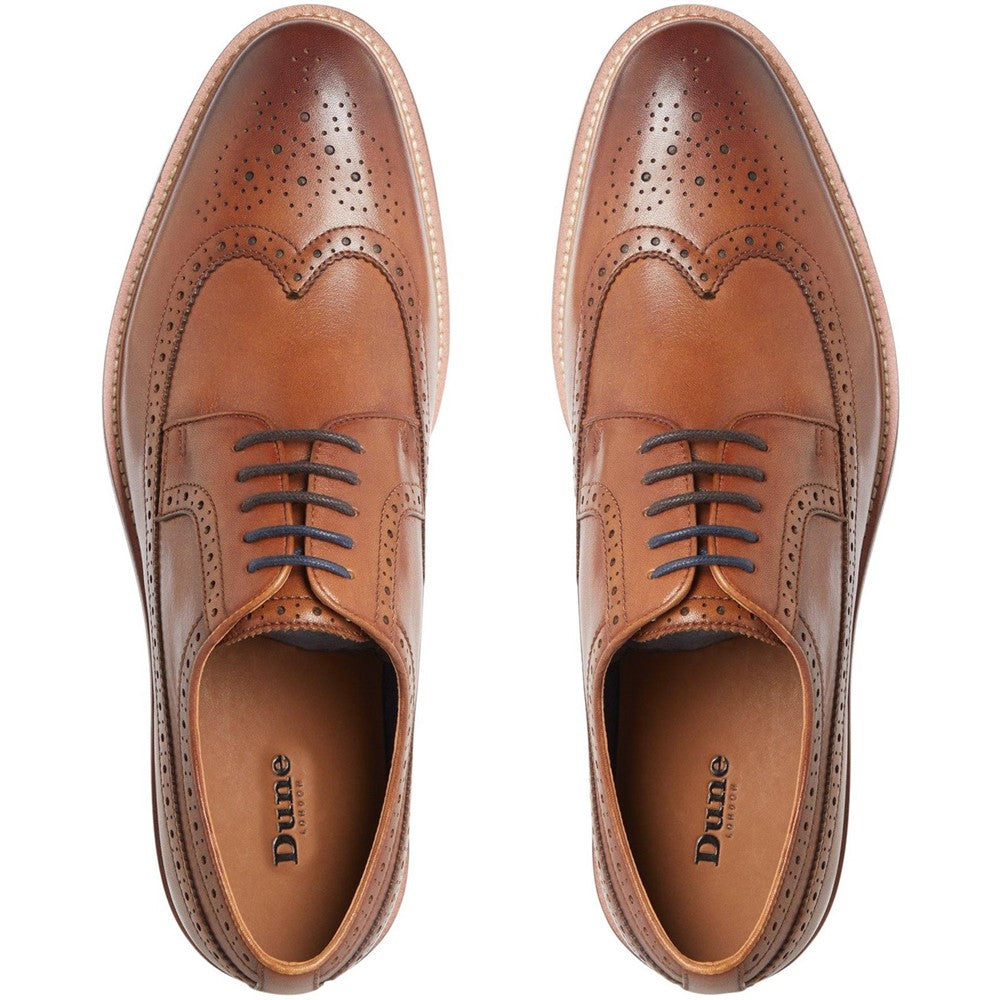 Dune Superior Leather Wingtip Brogue Shoes