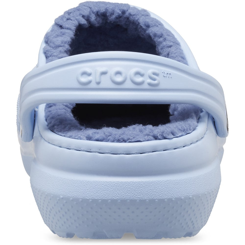 Light blue lined crocs deals