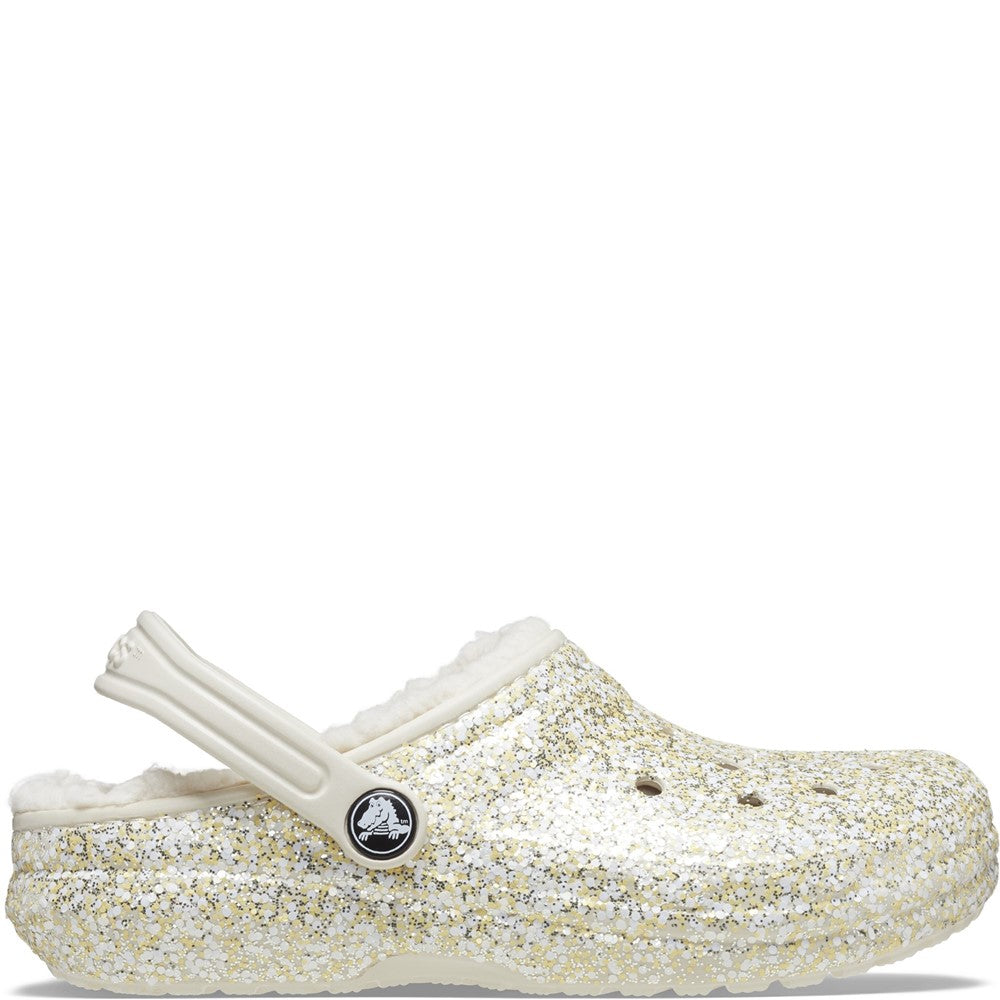 Crocs Toddler Classic Glitter Lined Clog