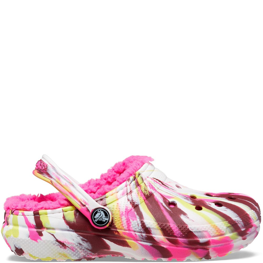 Crocs Kids Classic Lined Marbled Clog
