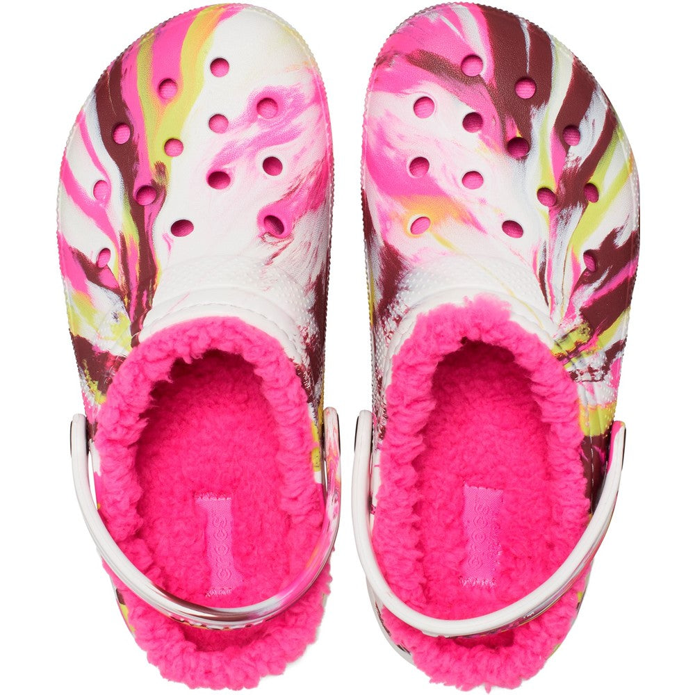 Crocs Kids Classic Lined Marbled Clog