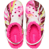 Crocs Kids Classic Lined Marbled Clog