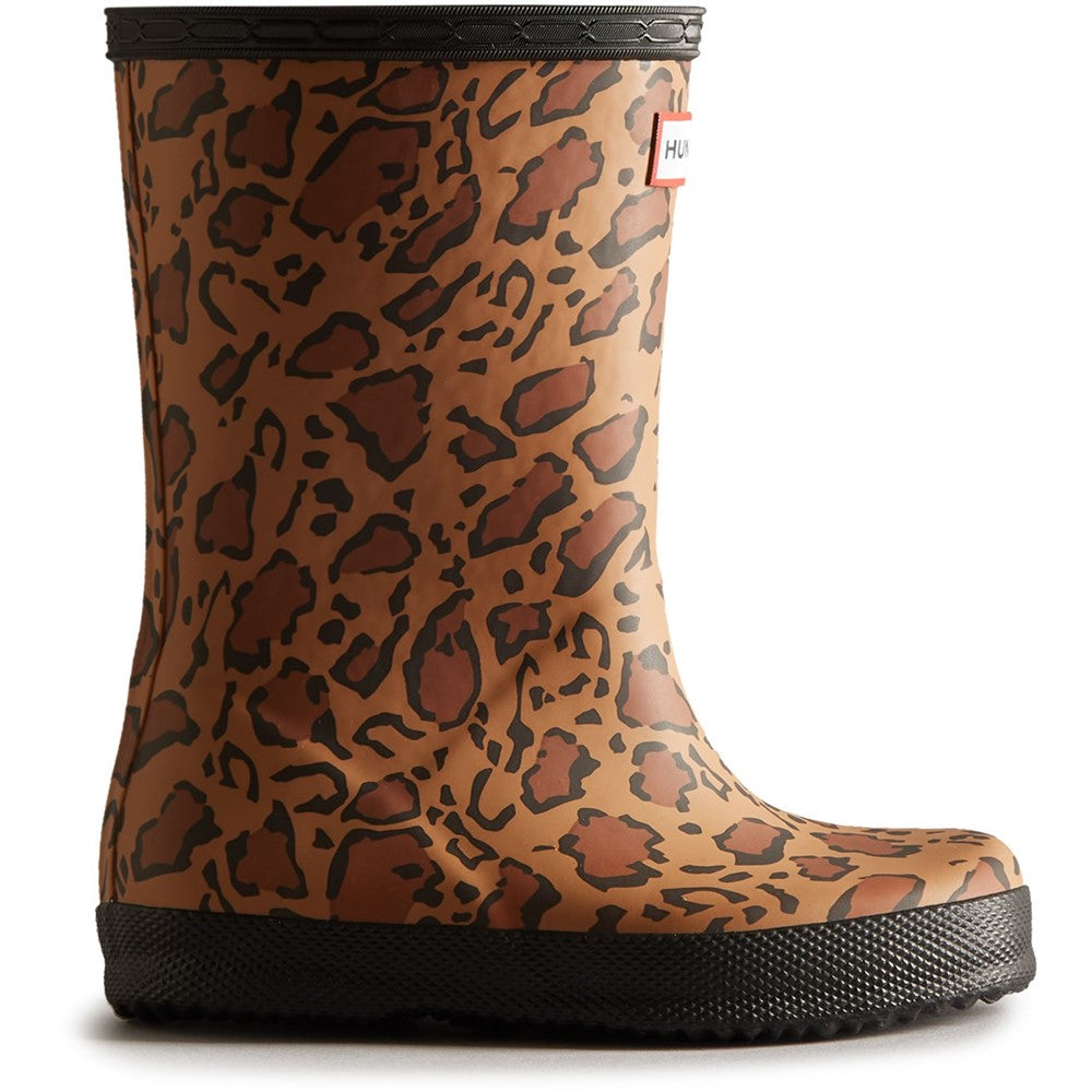 Hunter Little Kids Original First Classic Leopard Print Boot