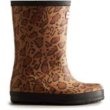 Hunter Little Kids Original First Classic Leopard Print Boot