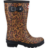 Hunter Original Short Leopard Print Boot