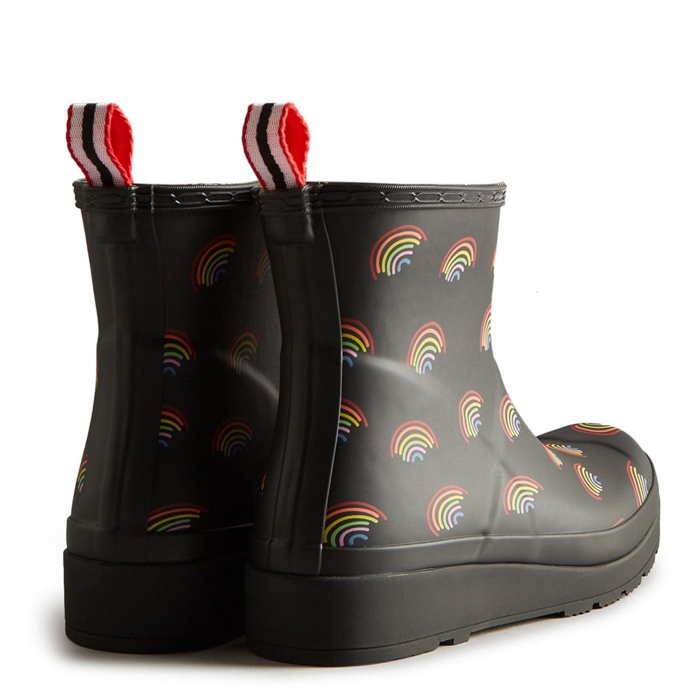 Hunter Play Short Mini Rainbow Print Boot