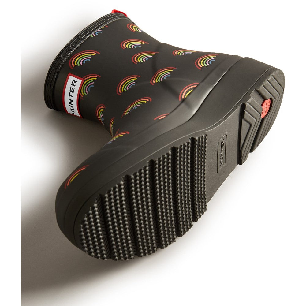 Hunter Play Short Mini Rainbow Print Boot