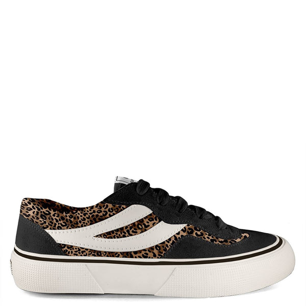 Superga leopard black outlet