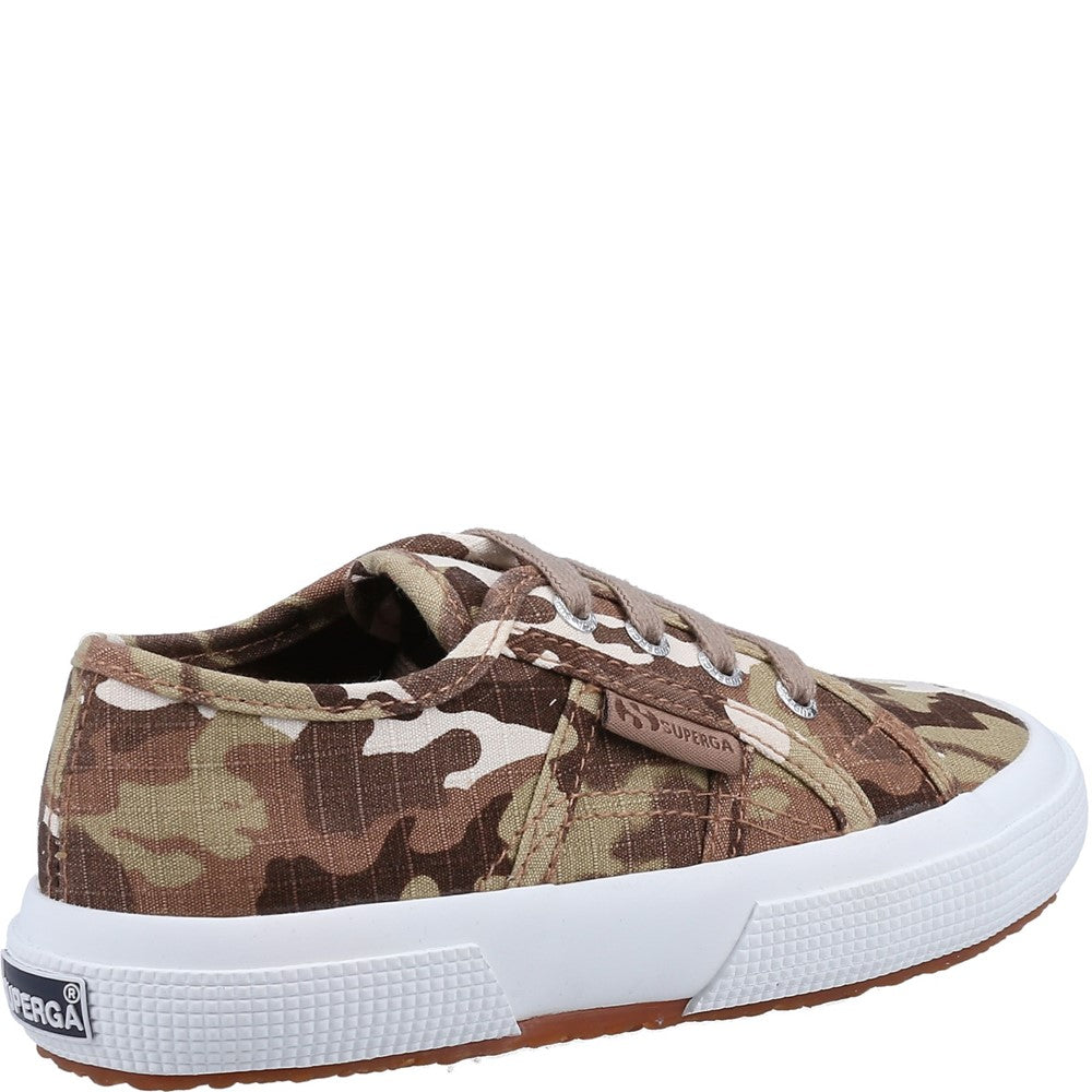 Superga 2750 Kids Camo Ripstop Trainer