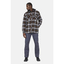 Dickies Fleece Hood Flannel Shirt Jacket