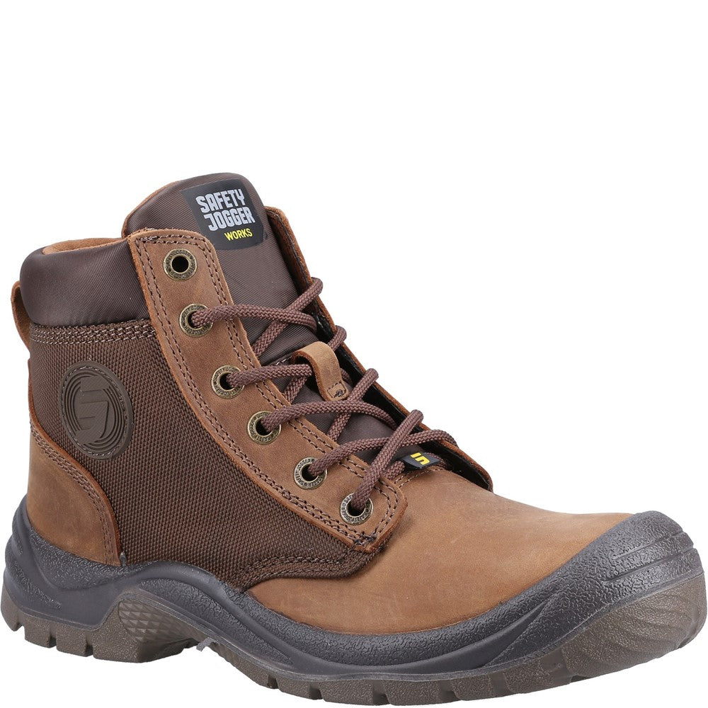 Mens Safety Jogger Dakar S3 Safety Boots Brown
