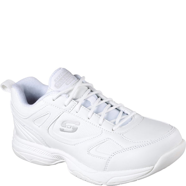 White skechers work shoes Clearance