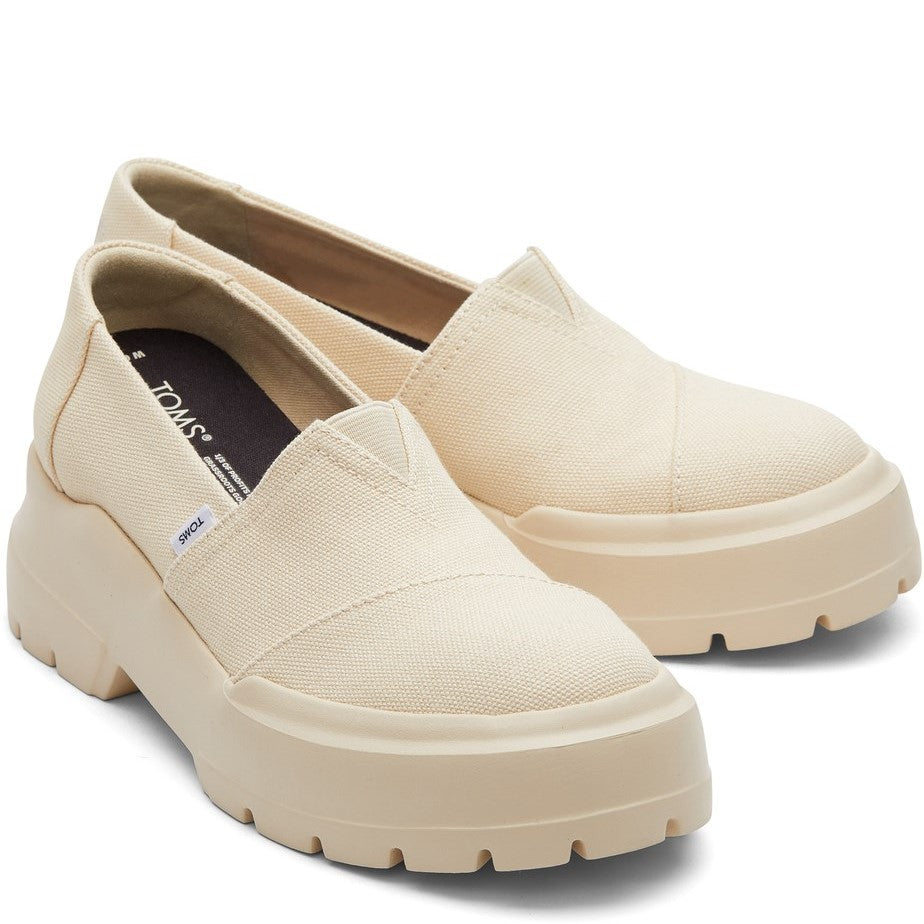 Womens TOMS Alpargata Combat Low Shoe Beige – Brantano
