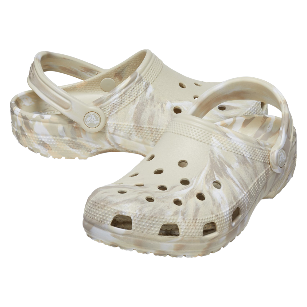 Unisex Crocs Classic Marbled Clog White Brantano