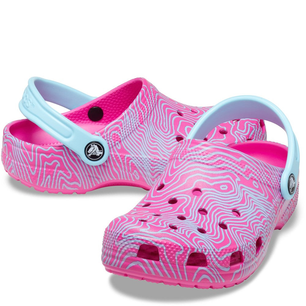 Crocs Kids Classic Topographic Clog