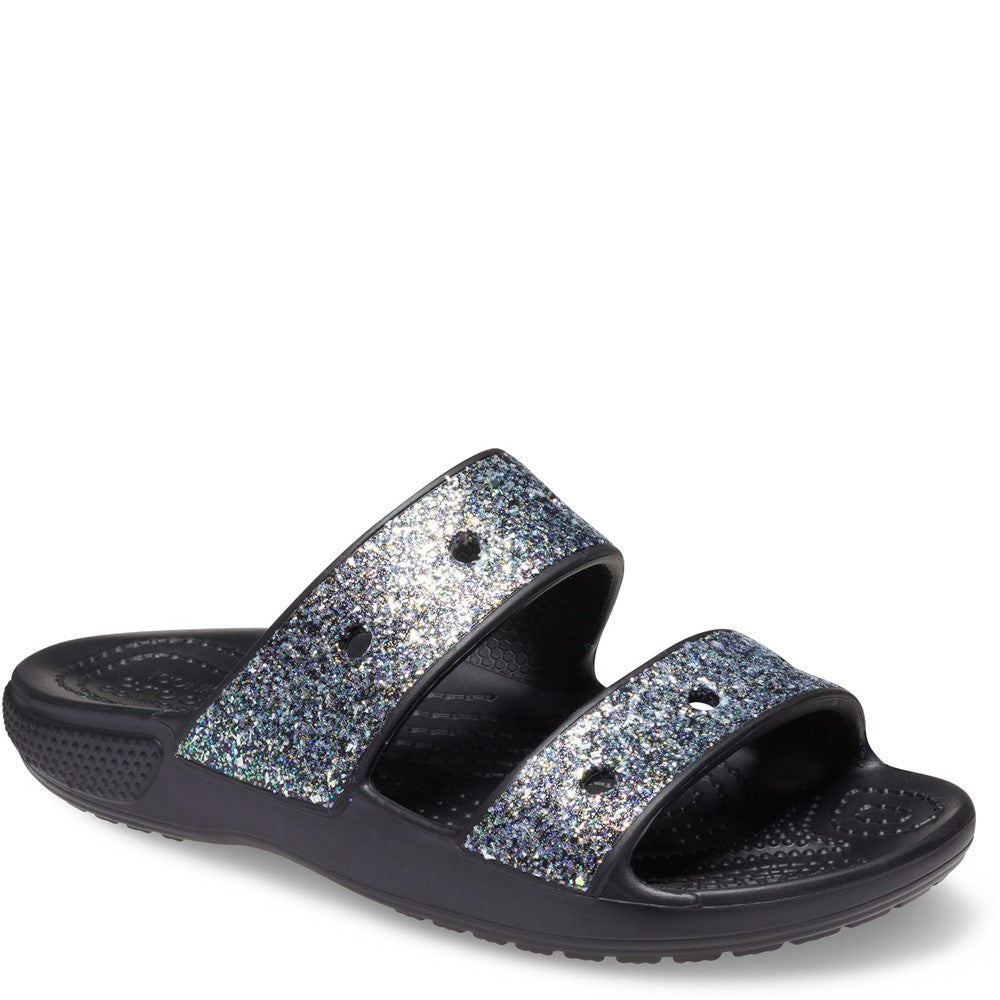 Kids Crocs Classic Crocs Glitter Sandal Black – Brantano