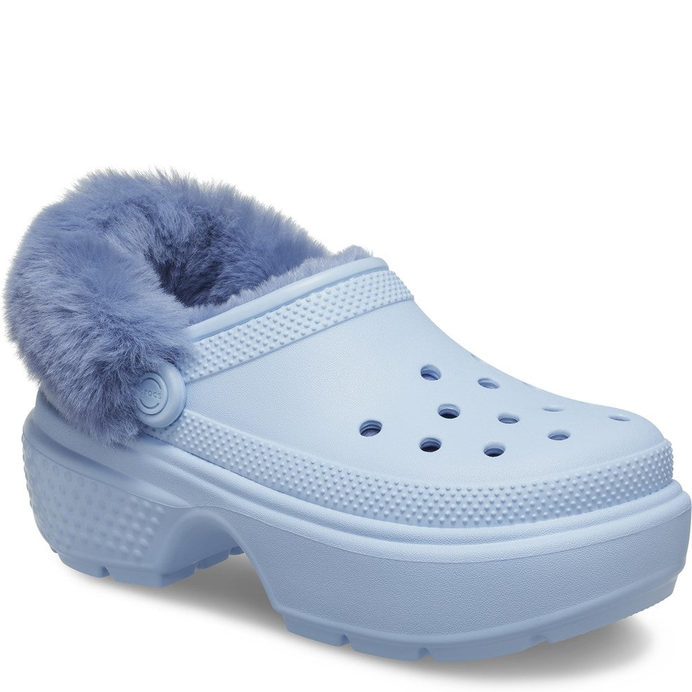 Unisex Crocs Stomp Lined Clog Blue - Main Image