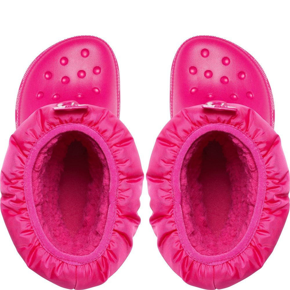 Kids Crocs Classic Neo Puff Boot Pink – Brantano