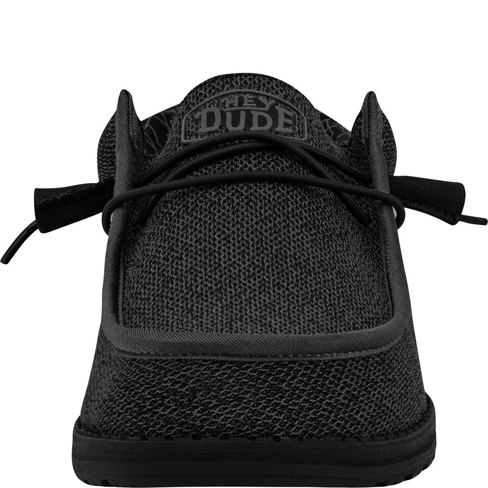 Mens HEYDUDE Wally Sox Shoe Black – Brantano - Main Image
