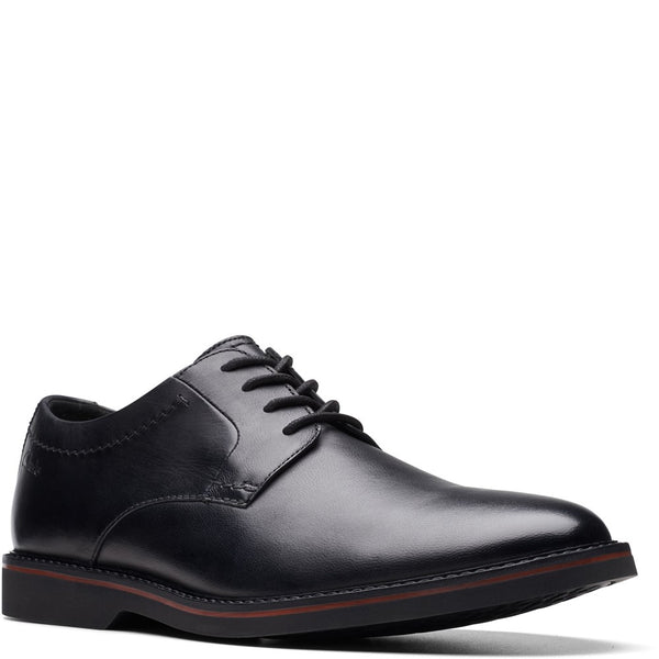 Mens Clarks Atticus LTLace Lace Shoes Black Brantano