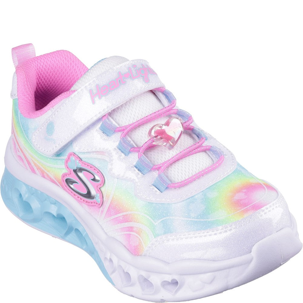 Skechers Flutter Heart Lights - Groovy Swirl Shoe