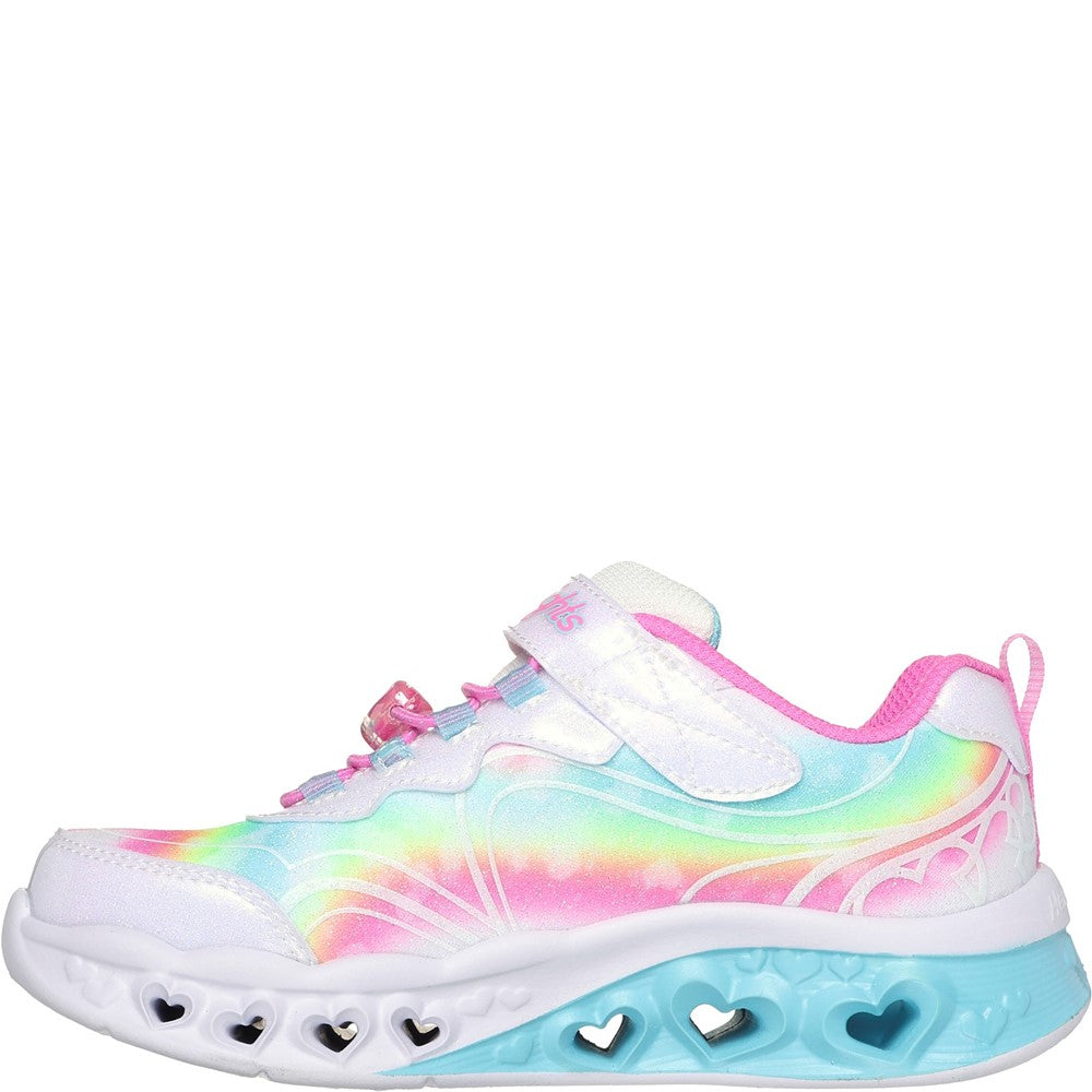 Skechers Flutter Heart Lights - Groovy Swirl Shoe