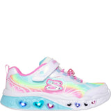 Skechers Flutter Heart Lights - Groovy Swirl Shoe
