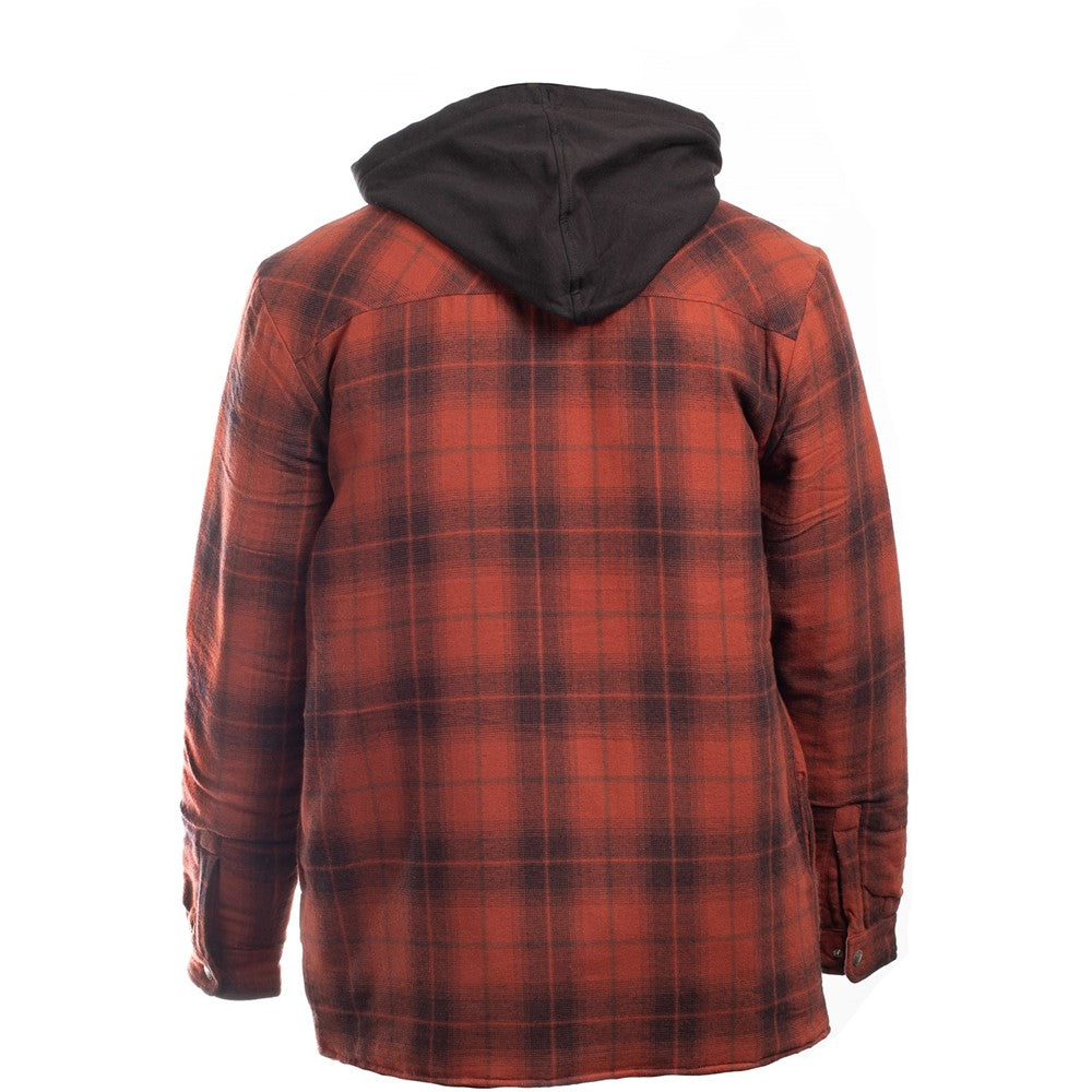 Dickies Fleece Hood Flannel Shirt Jacket