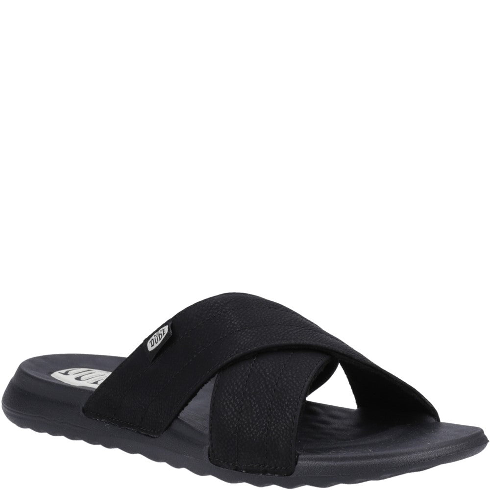 HEYDUDE Christi Slide Distressed Sandal