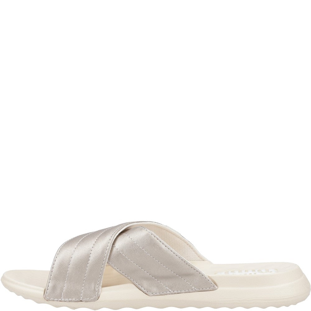 HEYDUDE Christi Slide Distressed Sandal