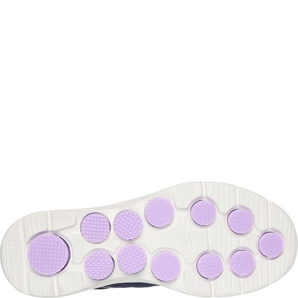 その他 SKECHERS GO WALK 7- VALIN Navy/Lavender Women's SKECHERS Performance Go Walk 7 Valin Hands Free Slip