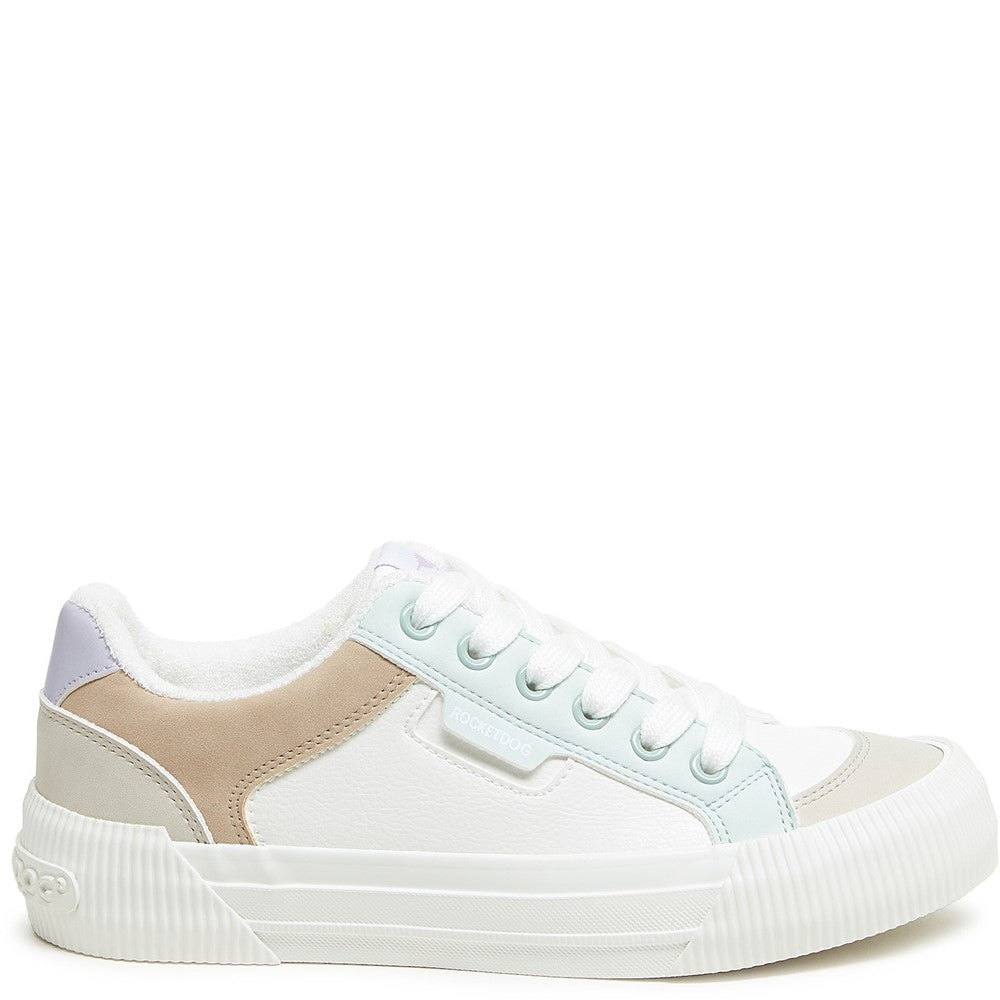 Womens Rocket Dog Cheery Blocked Sporty Shoe White – Brantano