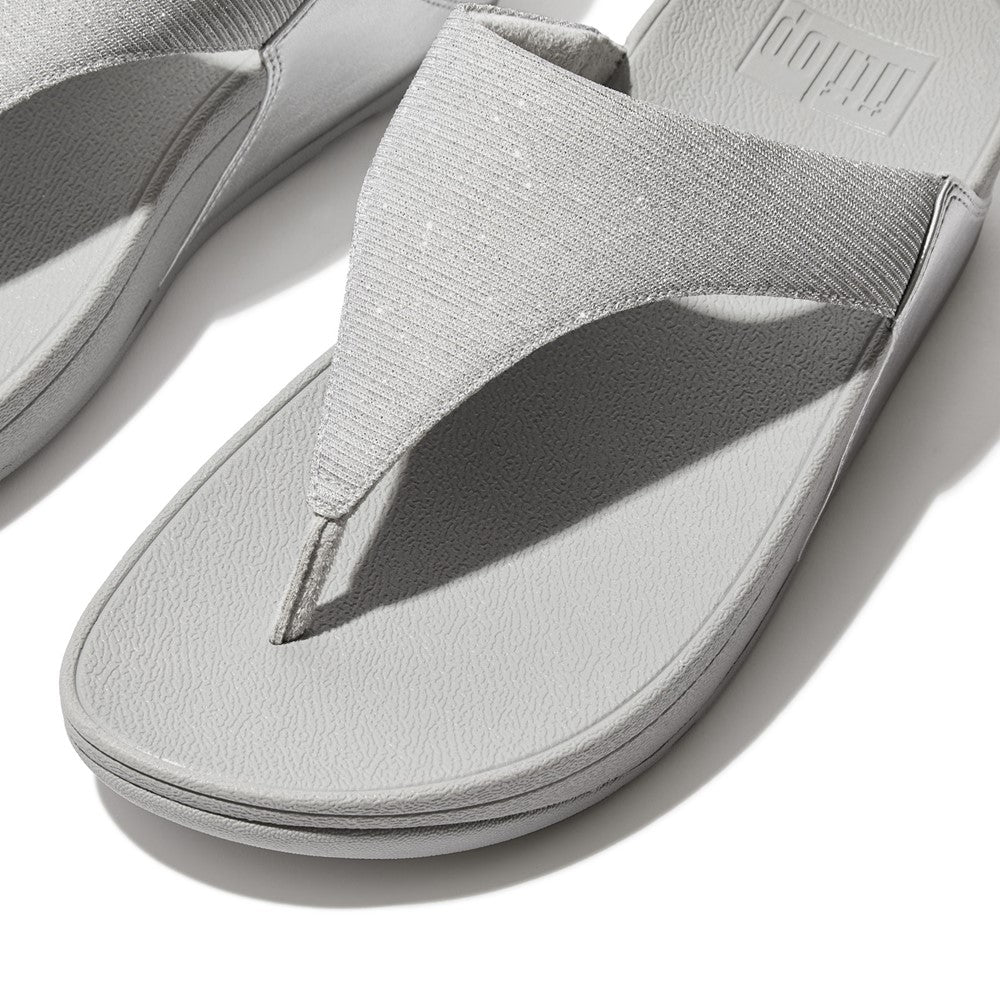 Fitflop Lulu Shimmerlux Toe Post Sandals