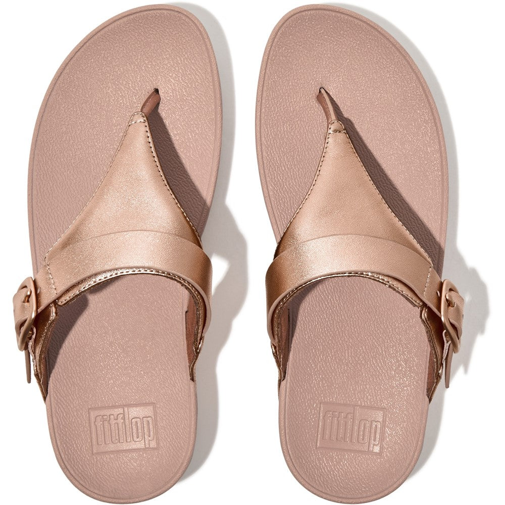 Womens Fitflop Lulu Adjustable Toe Post Sandals Rose – Brantano