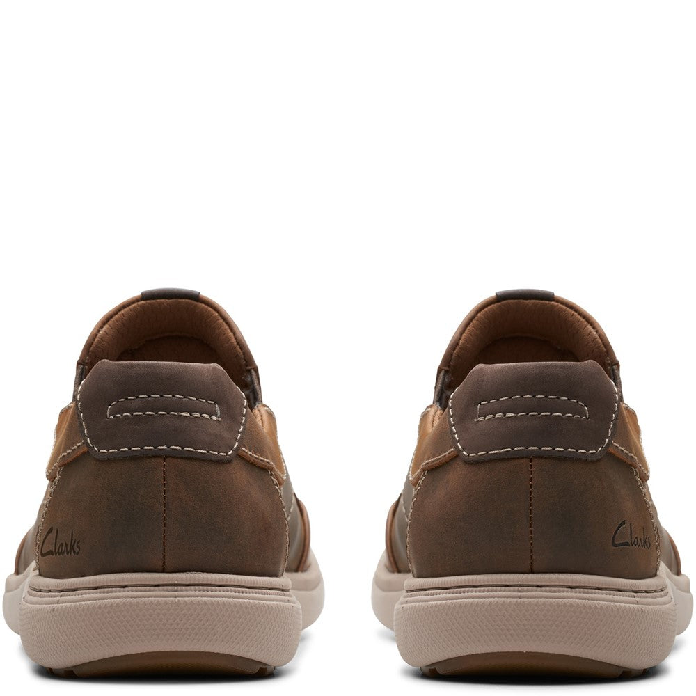 Mens Clarks Mapstone Step Shoes Brown – Brantano